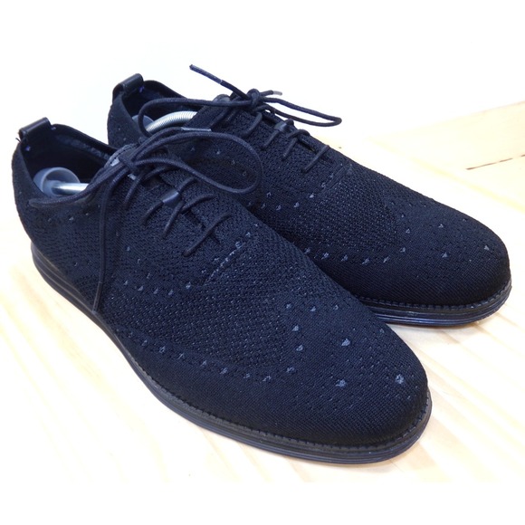 Cole Haan Original Grand Stitchlite Wingtip Mens Black Size 13 M C28443 - Picture 1 of 8